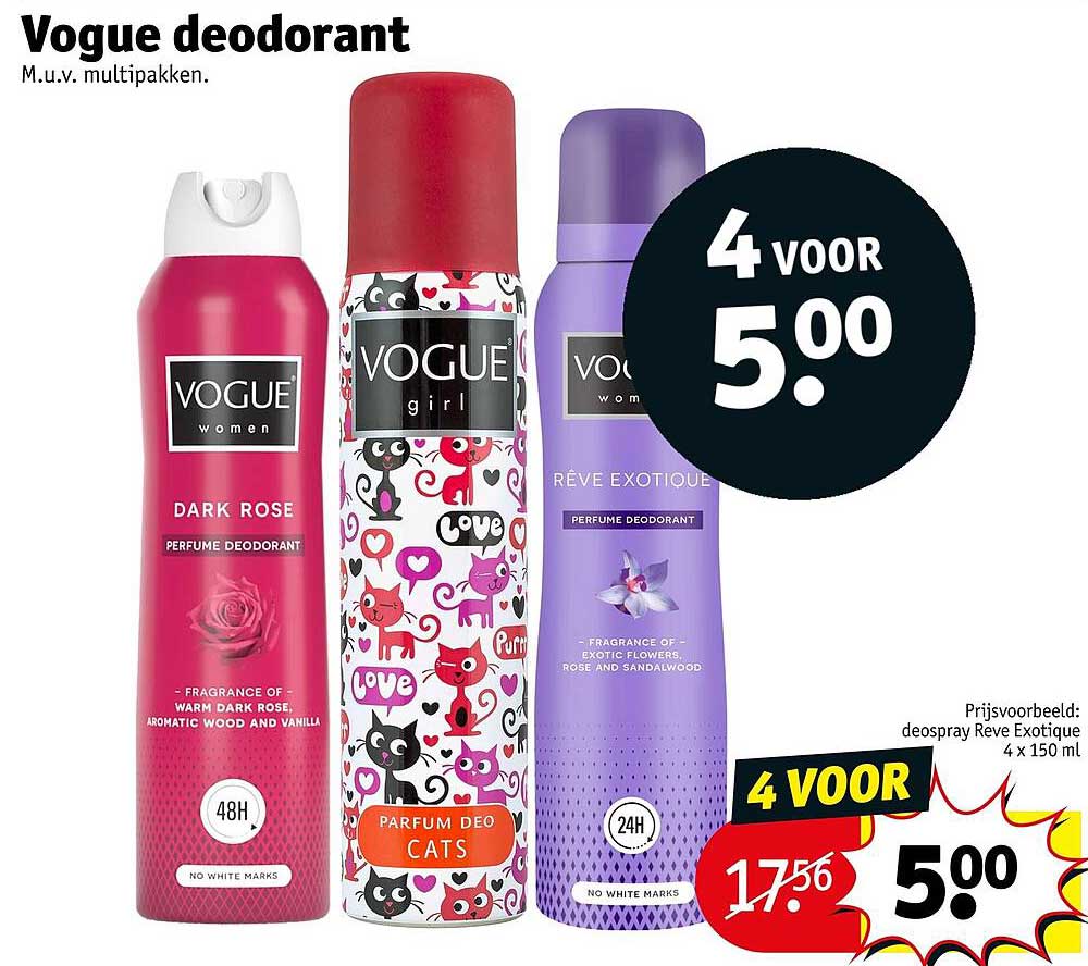 Vogue deodorant