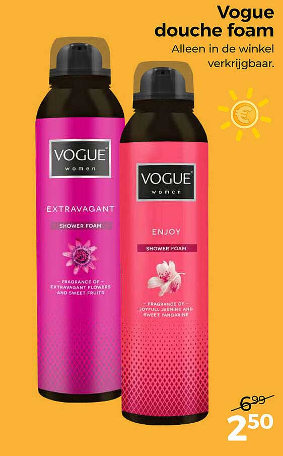 Vogue douche foam
