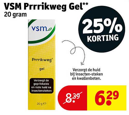 VSM Prrrikweg Gel** 20 gram 25% KORTING