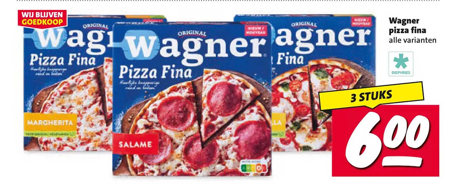 Wagner pizza fina alle varianten