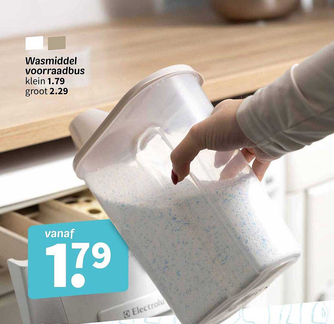 Wasmiddel voorraadbus klein