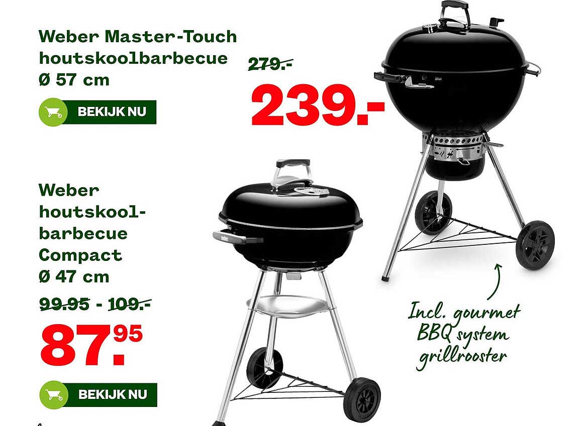 Weber Master-Touch houtskoolbarbecue Ø 57 cm