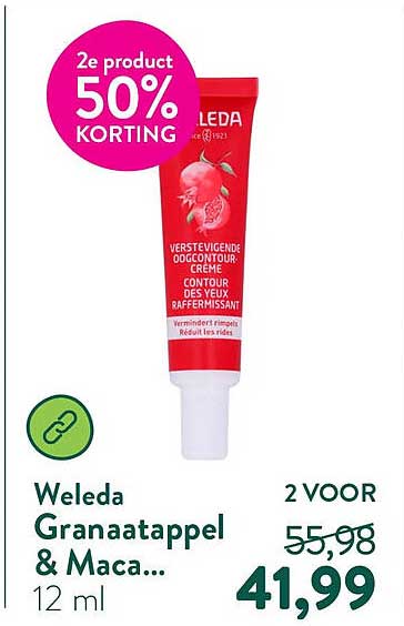 Weleda Granaatappel & Maca... 2e product 50% KORTING