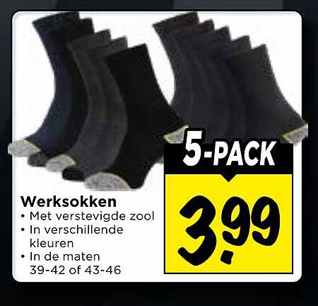 Werksokken 5-PACK