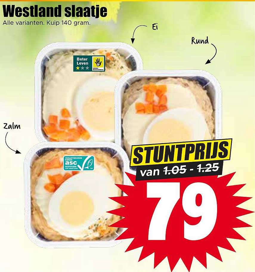 Westland slaatje