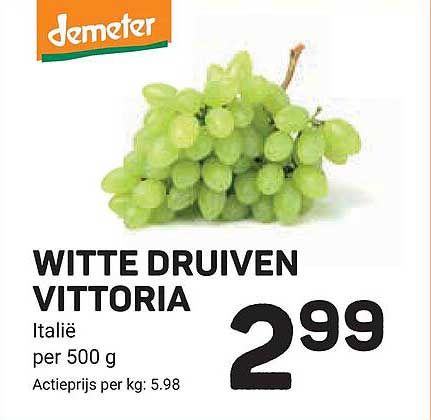 WITTE DRUIVEN VITTORIA