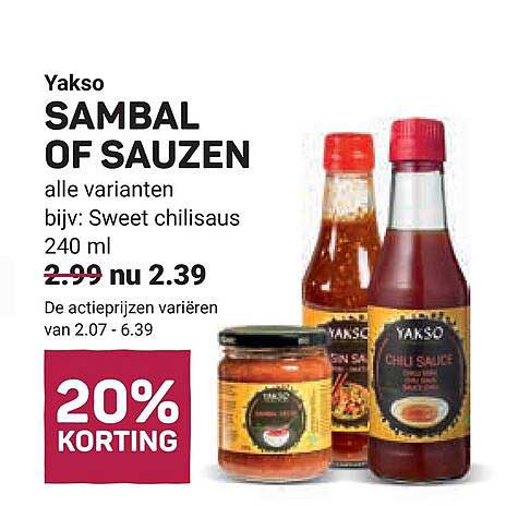 Yakso SAMBAL OF SAUZEN