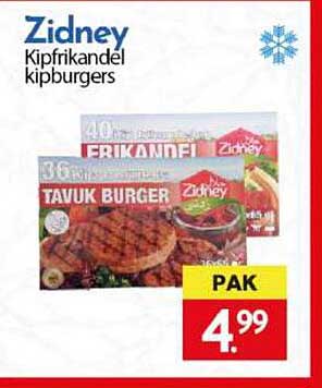 Zidney Kipfrikandel kipburgers