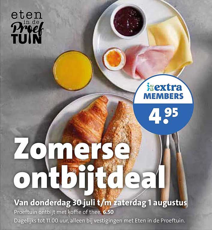 Zomerse ontbijdeal