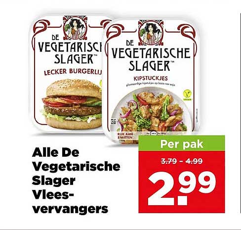 Alle De Vegetarische Slager Vleesvervangers