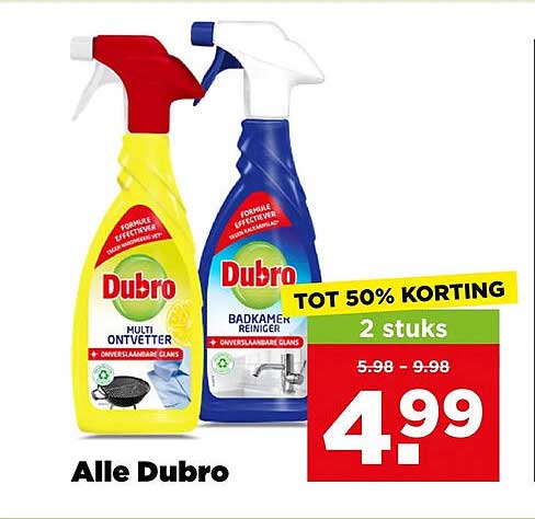 Alle Dubro TOT 50% KORTING 2 stuks
