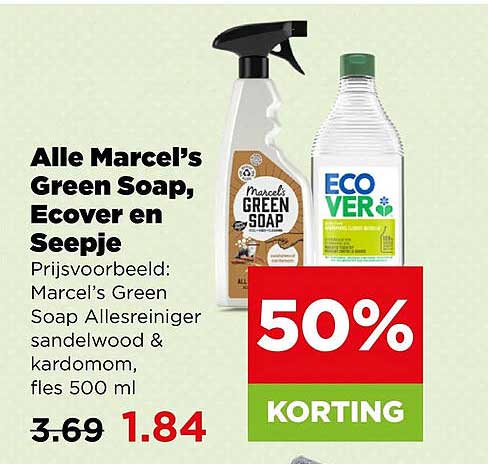 Alle Marcel’s Green Soap, Ecover en Seepje