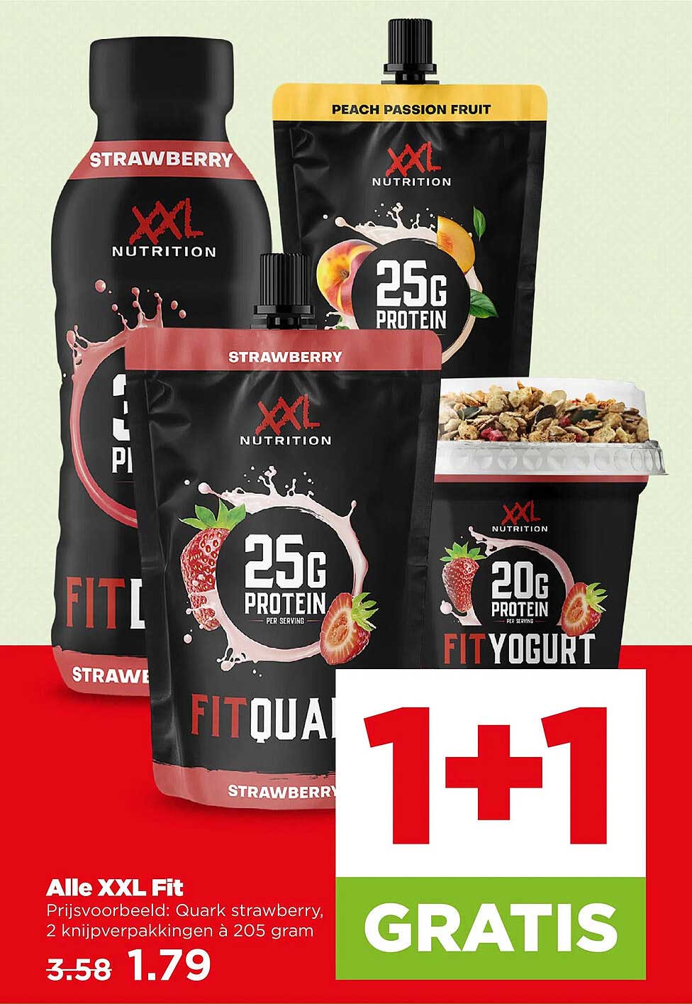 Alle XXL Fit 1+1 GRATIS