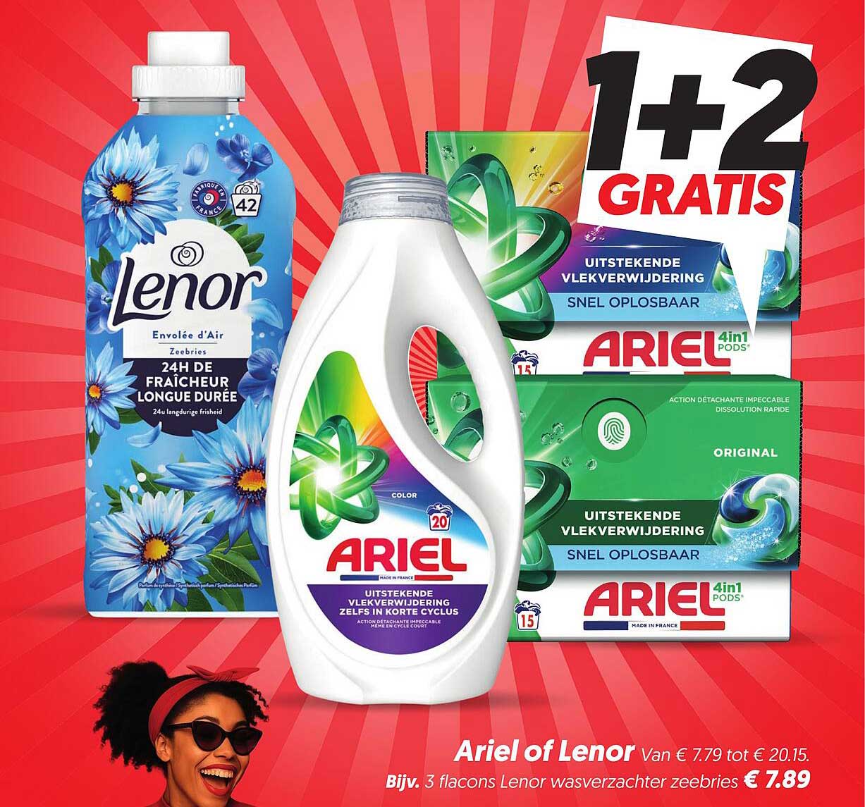 Ariel of Lenor 1+2 gratis