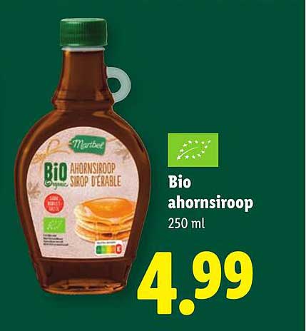 Bio ahornsiroop 250 ml