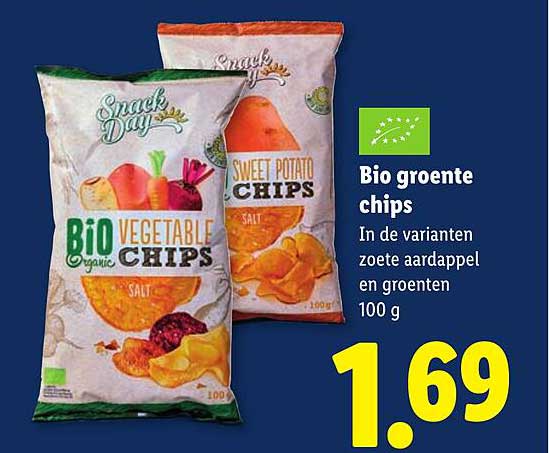 Bio groente chips