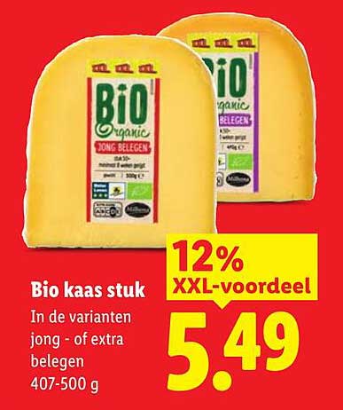 Bío kaas stuk