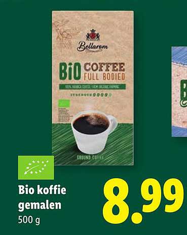 Bio koffie gemalen 500 g
