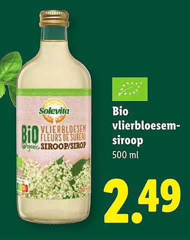 Bio vlierbloesem-siroop 500 ml