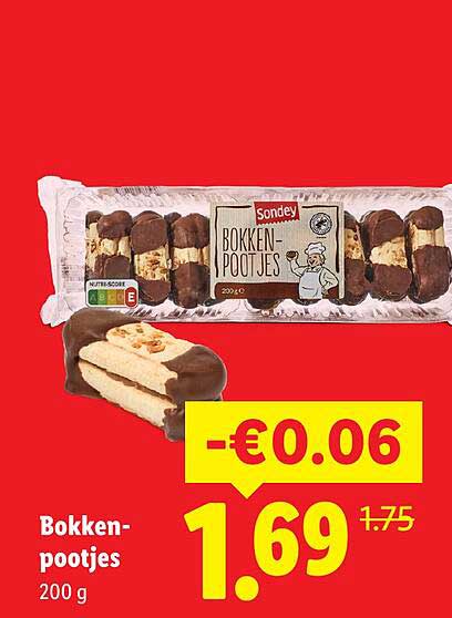 Bokken-pootjes 200 g