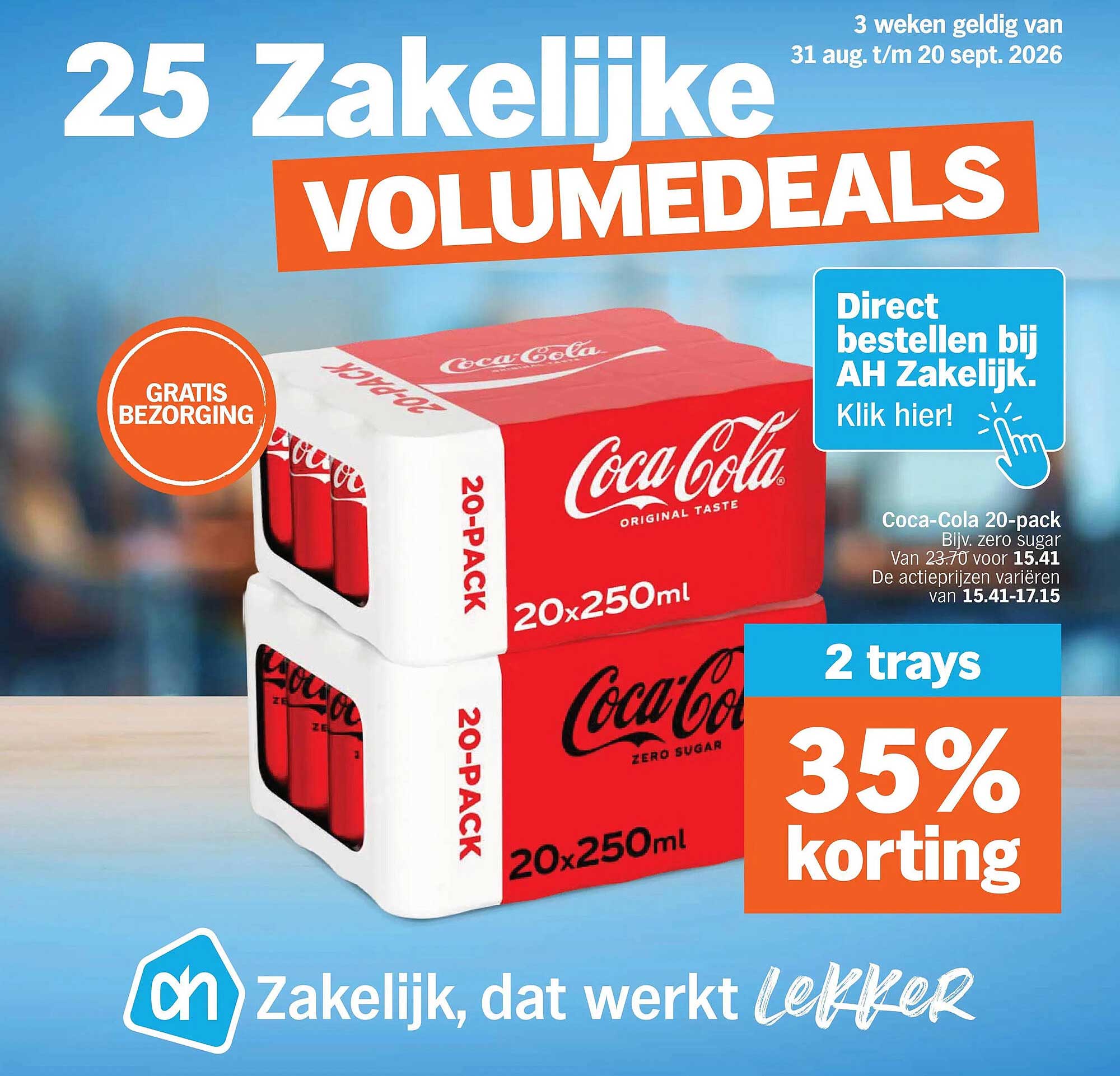 Coca-Cola 20-pack Bijv. zero sugar