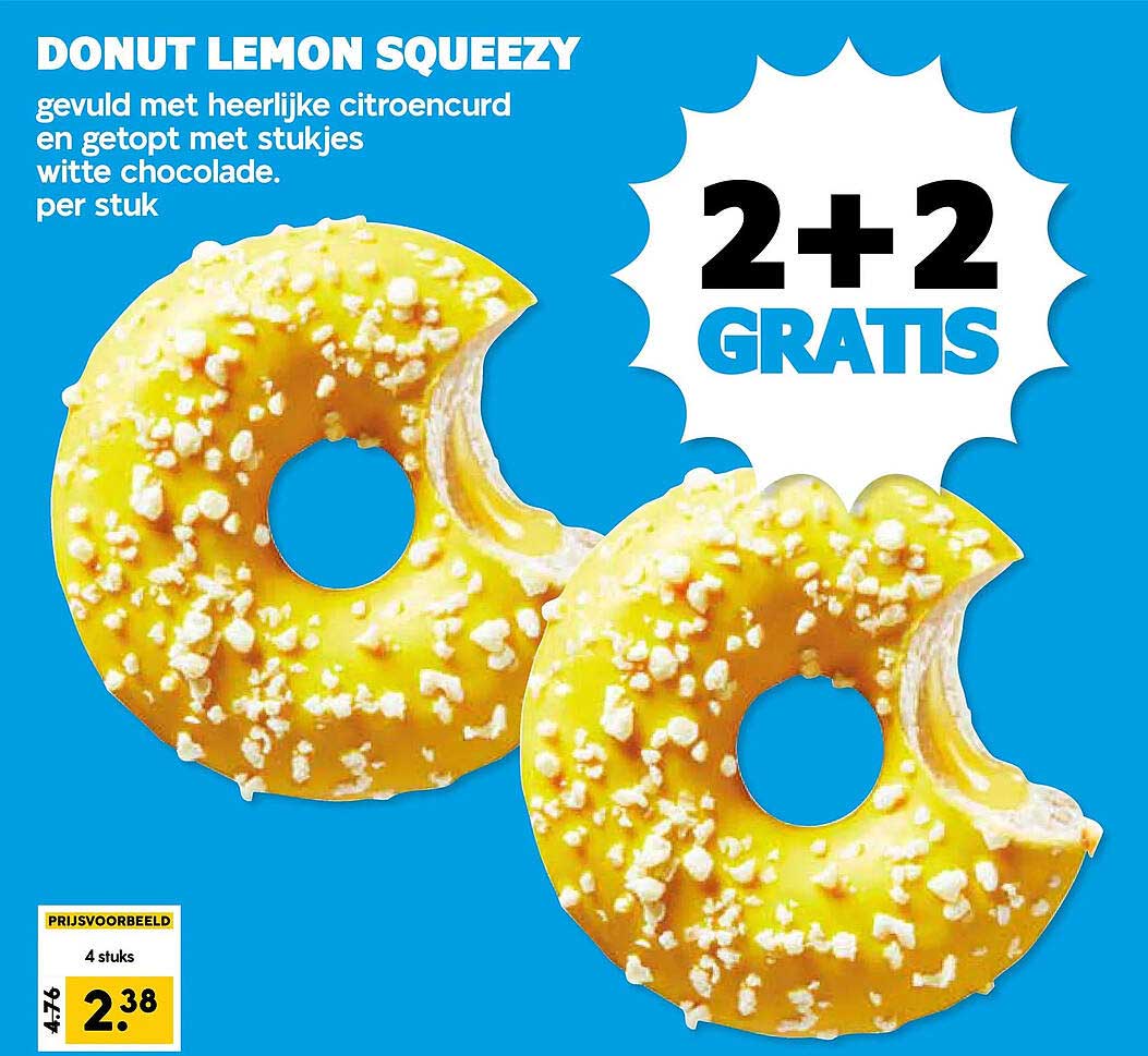 DONUT LEMON SQUEEZY 2+2 GRATIS