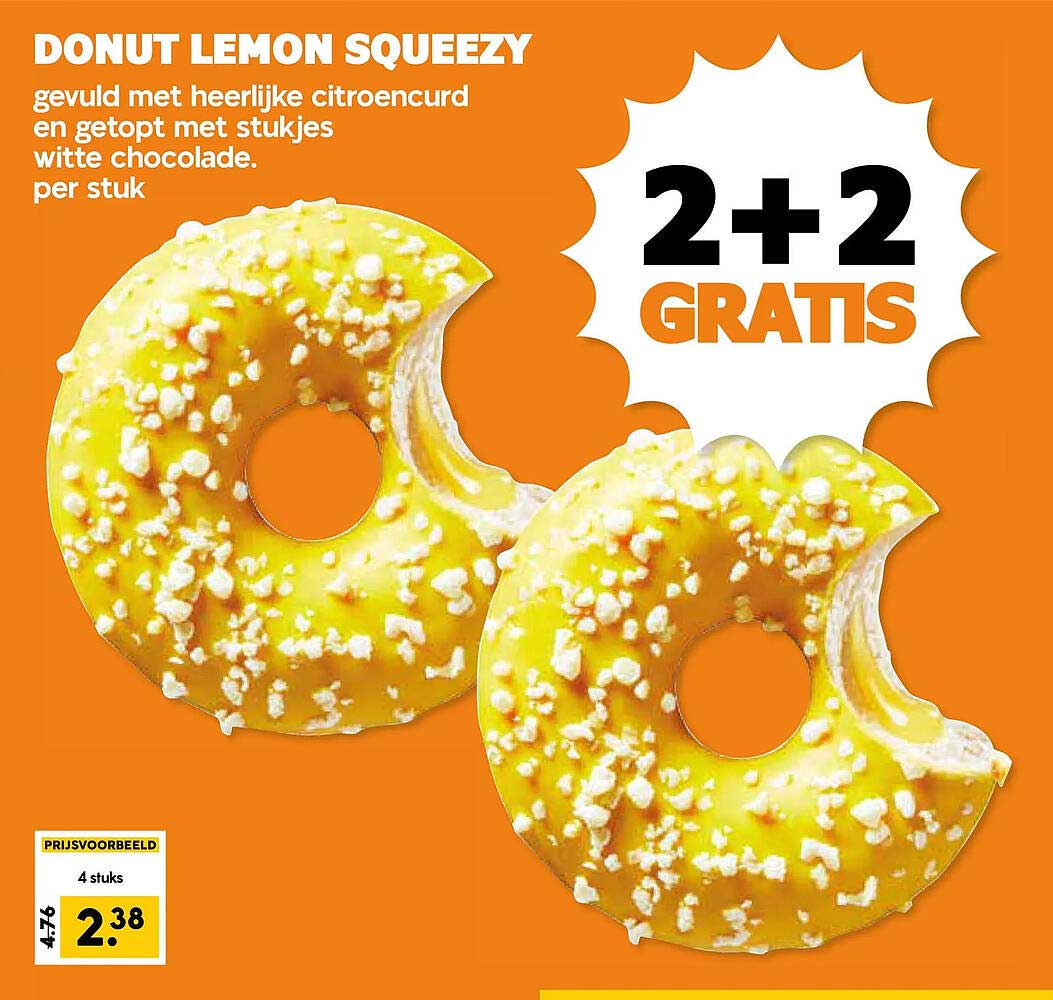 DONUT LEMON SQUEEZY 2+2 GRATIS