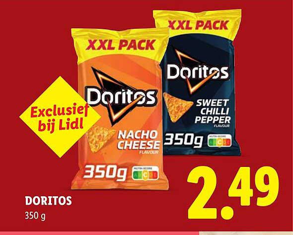 Doritos 350 g XXL PACK Exclusief bij Lidl
