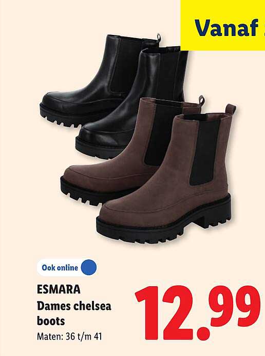 ESMARA Dames chelsea boots