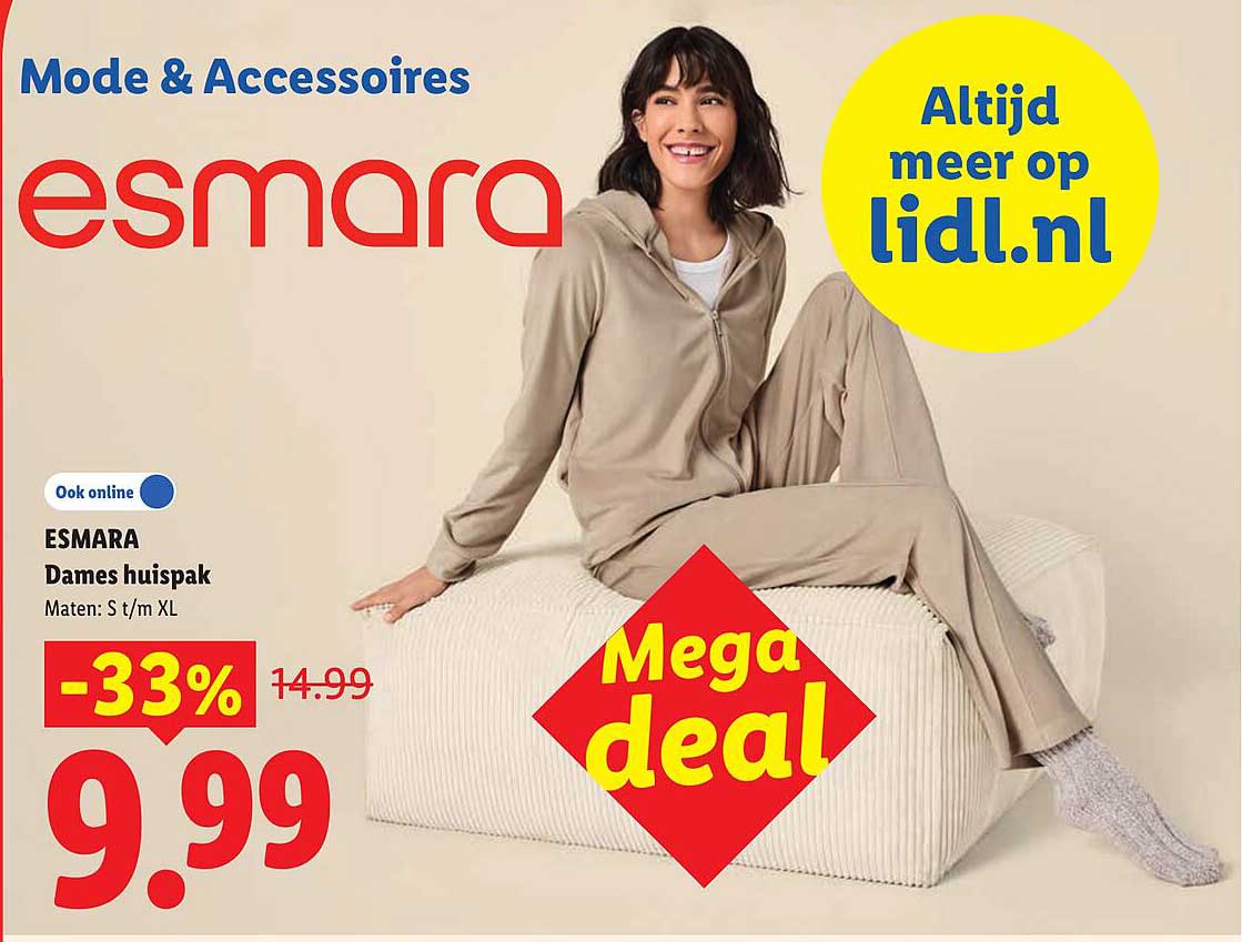 ESMARA Dames huispak