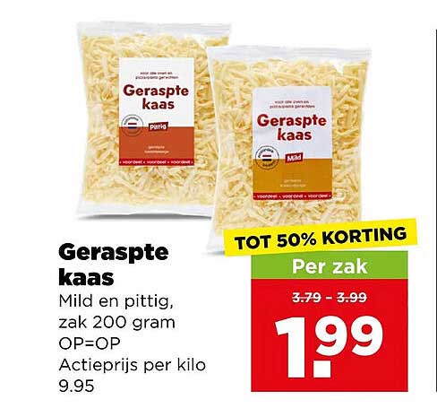 Geraspte kaas