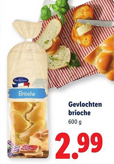 Gevlochten brioche 600 g
