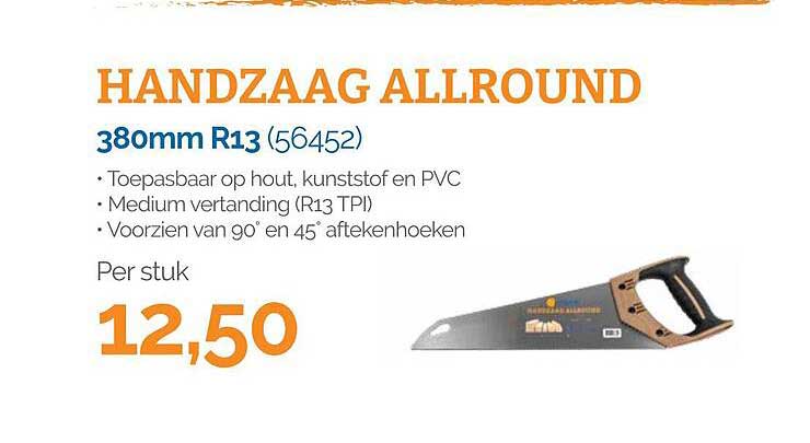 HANDZAAG ALLROUND 380mm R13 (56452)