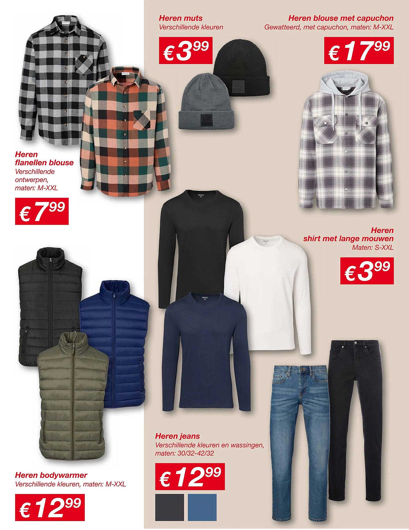 Heren flanellen blouse
