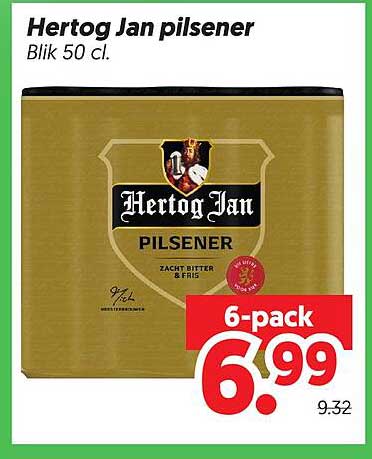 Hertog Jan pilsener Blik 50 cl.