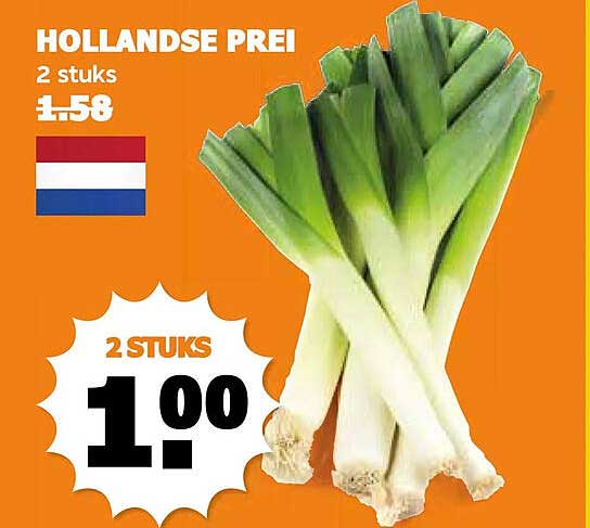 HOLLANDSE PREI 2 stuks