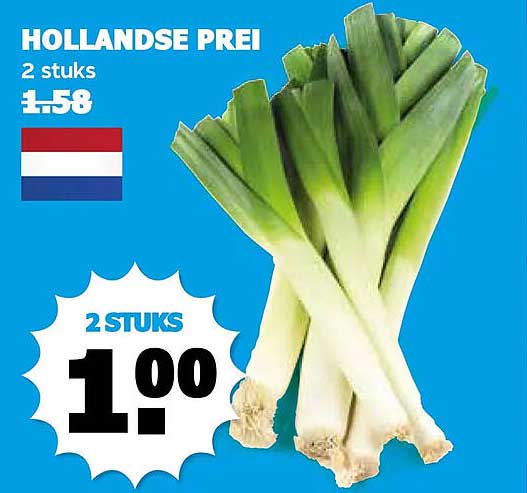 HOLLANDSE PREI 2 stuks