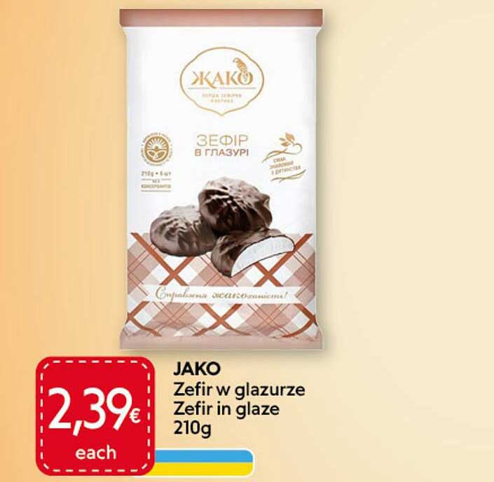 JAKO Zefir w glazurze Zefir in glaze 210g