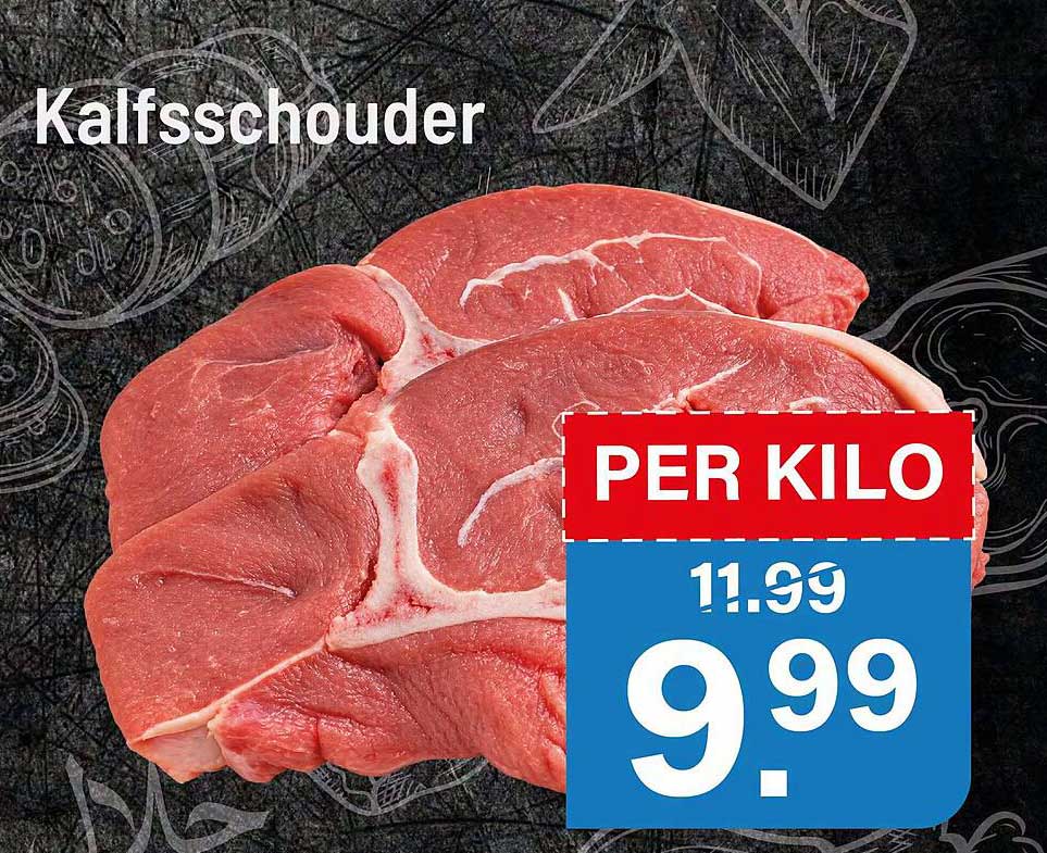 Kalfsschouder PER KILO