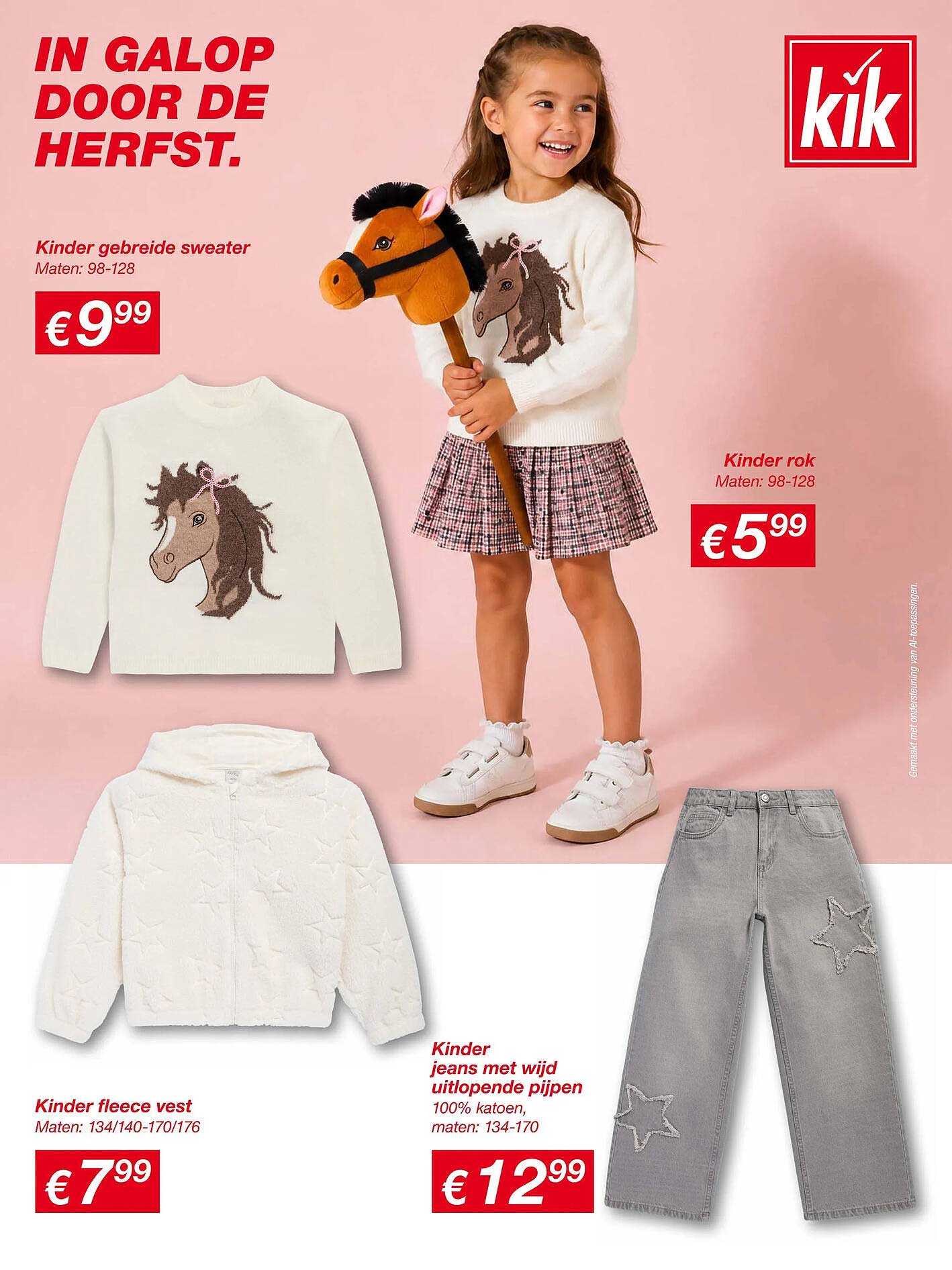 Kinder gebreide sweater
