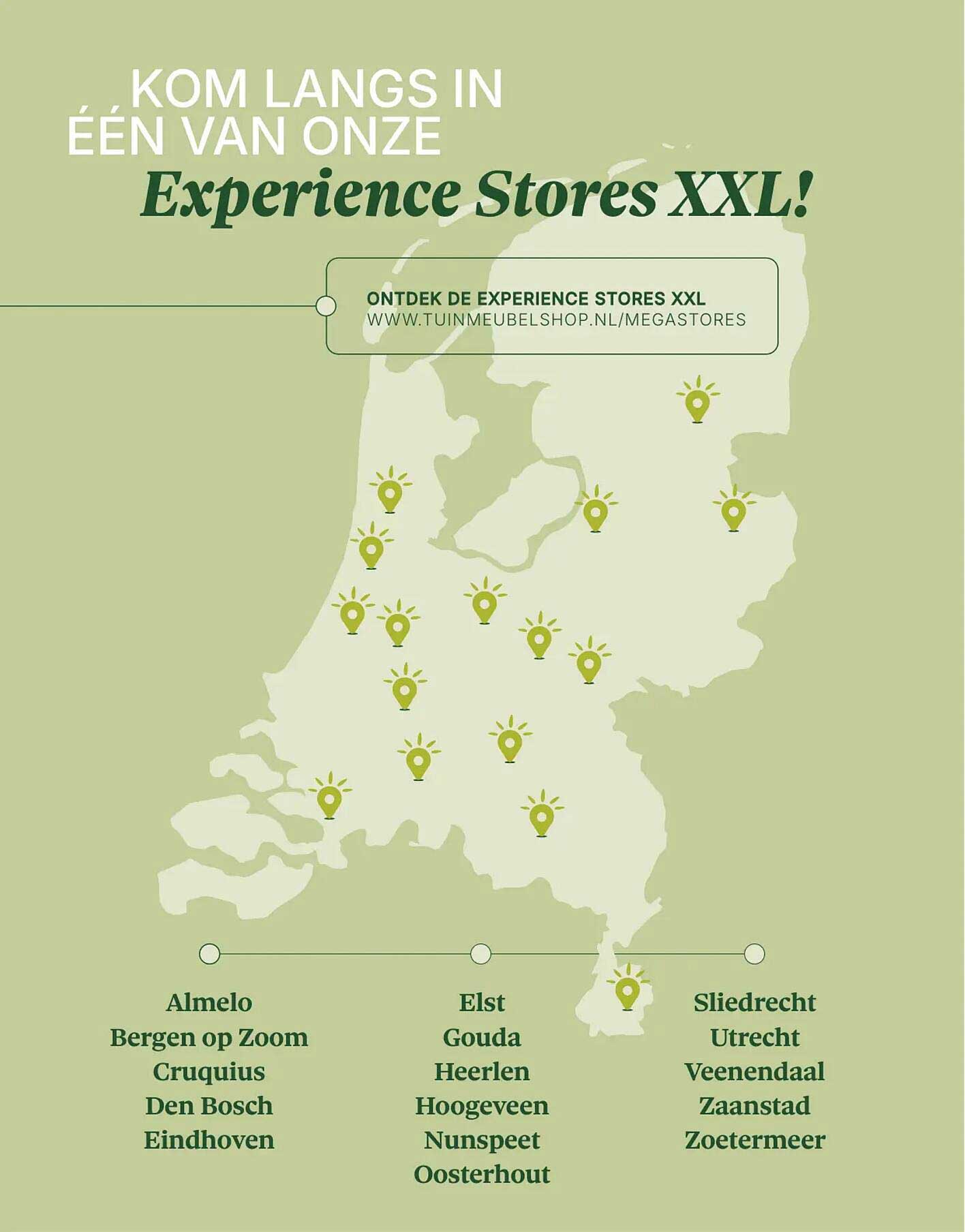 KOM LANGS IN ÉÉN VAN ONZE Experience Stores XXL!