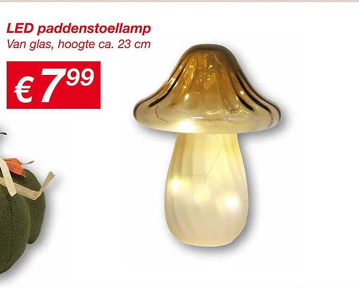 LED paddenstoellamp