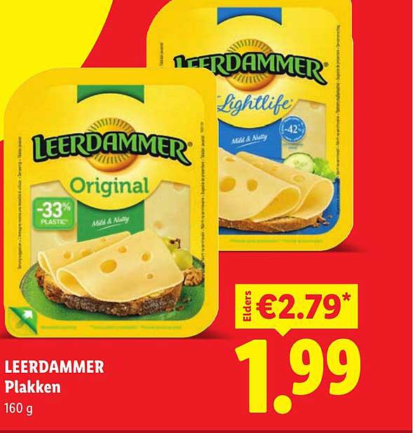 LEERDAMMER Plakken 160 g