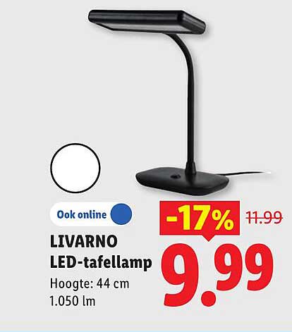 LIVARNO LED-tafellamp