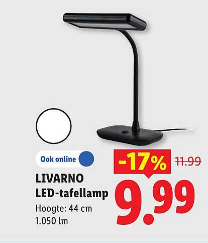 LIVARNO LED-tafellamp