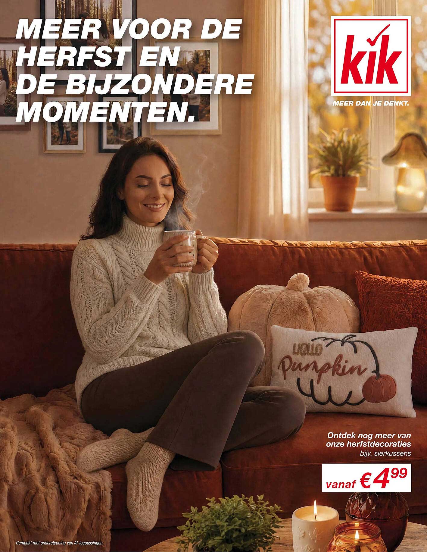 MEER VOOR DE HERFST EN DE BIJZONDERE MOMENTEN.