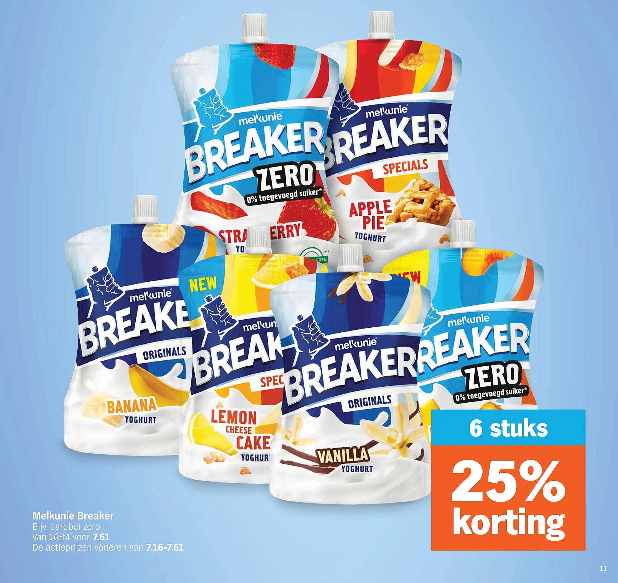 Melkunie Breaker 6 stuks 25% korting