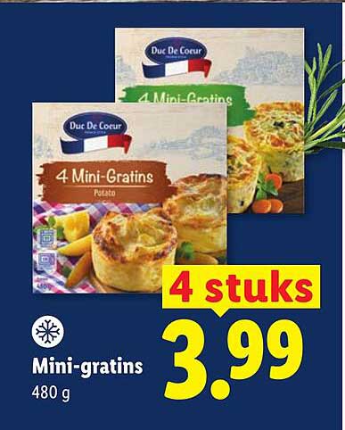 Mini-gratins 4 stuks