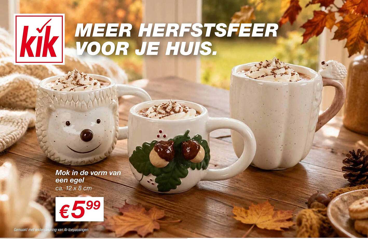 Mok in de vorm van een egel