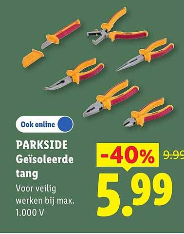 PARKSIDE Geïsoleerde tang -40%
